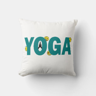Yoga-Emoji-Wurfkissen Kissen