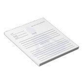 Yoga Energie Notizblock (angewinkelt)