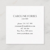 Yoga Energie Wellness Visitenkarte (Rückseite)