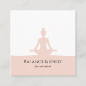 Yoga Energie Wellness Visitenkarte (Vorderseite)