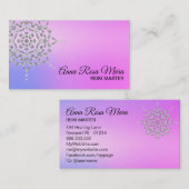 *~* Yoga Energy Heiler Massage Reiki Meditation Visitenkarte (Vorne/Hinten)
