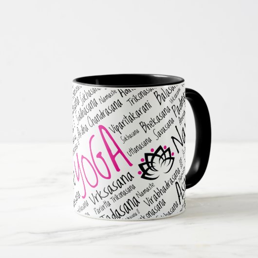 Yoga-Enthusiasten Tasse (VorderseiteRechts)