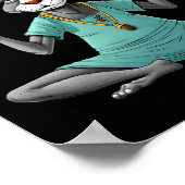Yoga Esel Poster (Ecke)