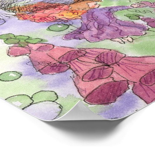 Yoga Fairy Castle Poster (Ecke)