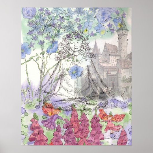 Yoga Fairy Castle Poster (Vorne)