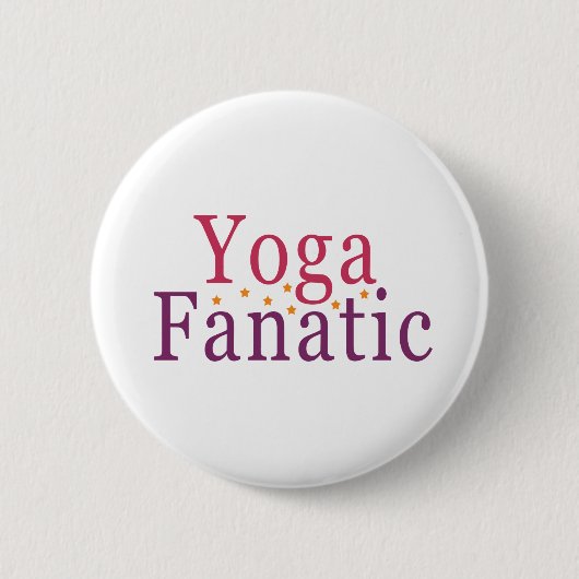 Yoga Fanatic Button (Vorderseite)