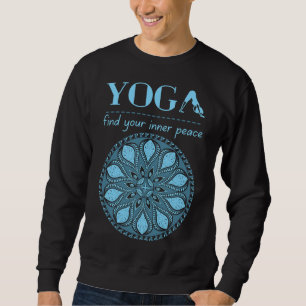 Yoga findet Ihr inneres Yoga in meinem Kopf Sweatshirt