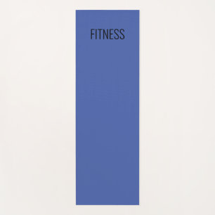Yoga "FITNESS" matt/blau Yogamatte