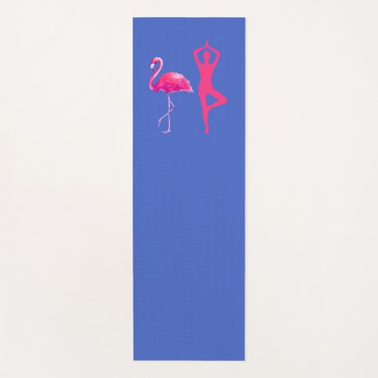 Yoga Flamingo Yogamatte (Vorderseite)