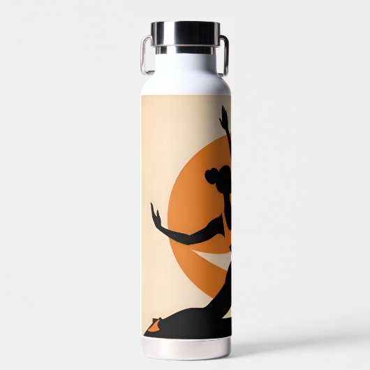 Yoga-Flasche Trinkflasche (Vorne)