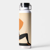 Yoga-Flasche Trinkflasche (Rückseite)
