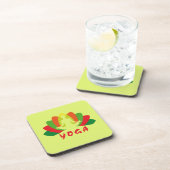 Yoga Flor de Loto Getränkeuntersetzer (Rechte Seite)
