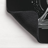 Yoga-Flow-Einzeiler-Kunst Mousepad (Ecke)