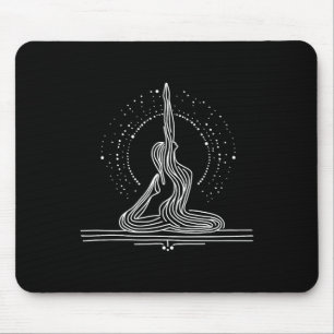 Yoga-Flow-Einzeiler-Kunst  Mousepad