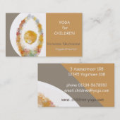 Yoga for children visitenkarte (Vorne/Hinten)