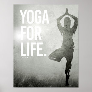 Yoga for Life -    Yoga-Fitness -.png Poster