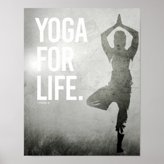 Yoga for Life - Yoga-Fitness -.pnng Poster (Vorne)