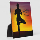 Yoga Fotoplatte (Seite)