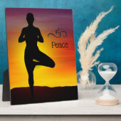 Yoga Fotoplatte (Seite)