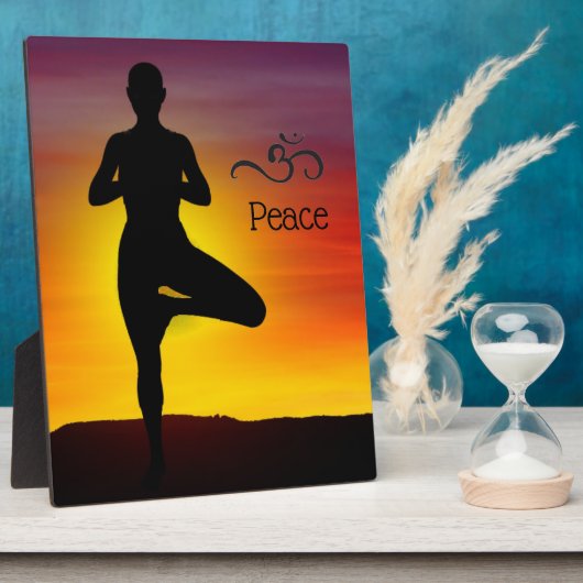 Yoga Fotoplatte (Seite)