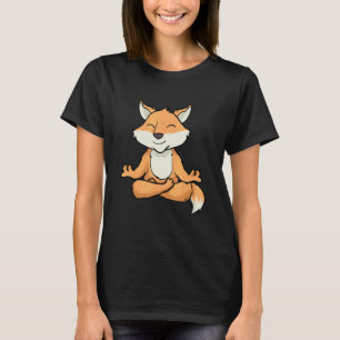 Yoga Fox Meditation Yoga für Kinder und Eltern T-Shirt