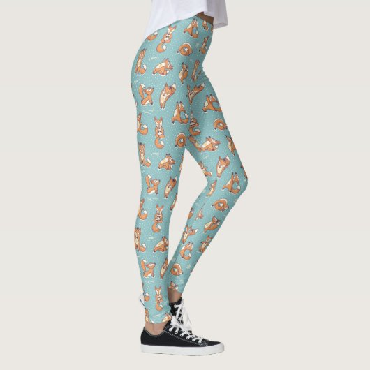 Yoga Foxes Leggings (Rechts)
