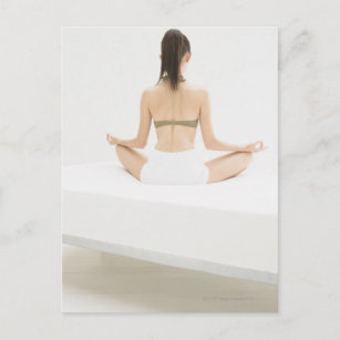 Yoga-Frauen Postkarte
