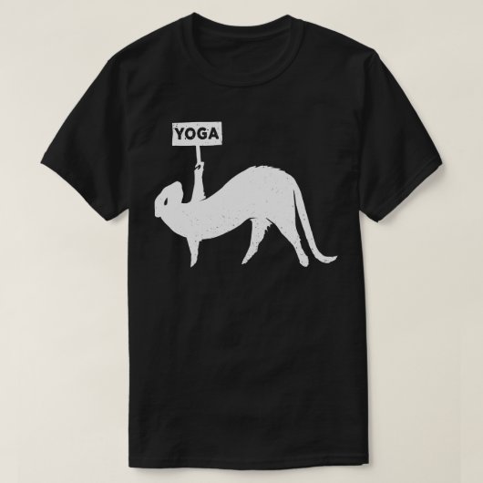 Yoga Frettchen T-Shirt (Design vorne)