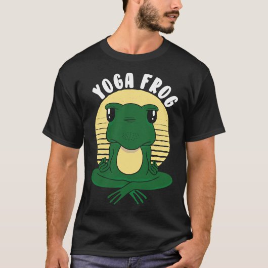 Yoga Frog 81 T-Shirt (Vorderseite)