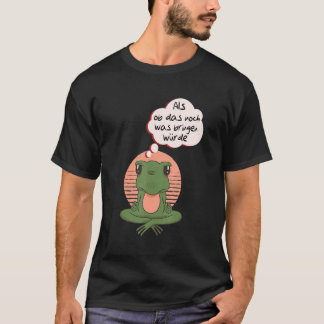 Yoga Frog Meditation Entspannung Spaß T-Shirt