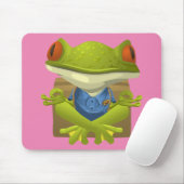 Yoga Frog Mousepad (Mit Mouse)
