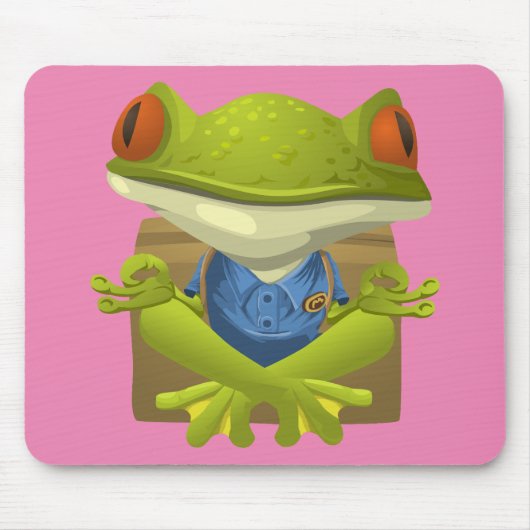 Yoga Frog Mousepad (Vorne)