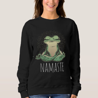Yoga Frog Namaste Sweatshirt
