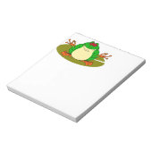 Yoga Frog Notizblock (Rotiert)