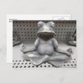 Yoga Frog Postkarte (Vorne/Hinten)