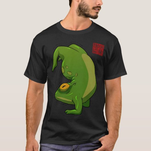 Yoga Frog Scorpion T-Shirt (Vorderseite)