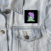 Yoga Frog Vibes Button (Beispiel)