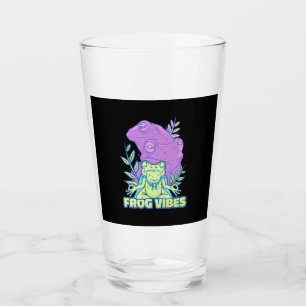 Yoga Frog Vibes Glas