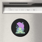 Yoga Frog Vibes Magnet (In Situ (Geschirrspüler))