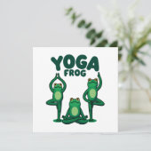 Yoga Frogs (Stehend Vorderseite)