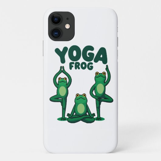 Yoga Frogs Case-Mate iPhone Hülle (Rückseite)