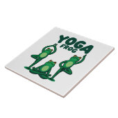 Yoga Frogs Fliese (Seite)
