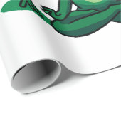 Yoga Frogs Geschenkpapier (Rolleneckpunkt)