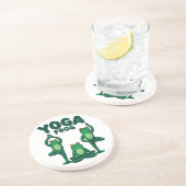 Yoga Frogs Getränkeuntersetzer (Seite)