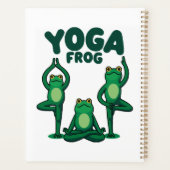 Yoga Frogs Planer (Rückseite)