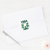 Yoga Frogs Runder Aufkleber (Umschlag)