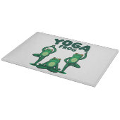 Yoga Frogs Schneidebrett (Ecke)