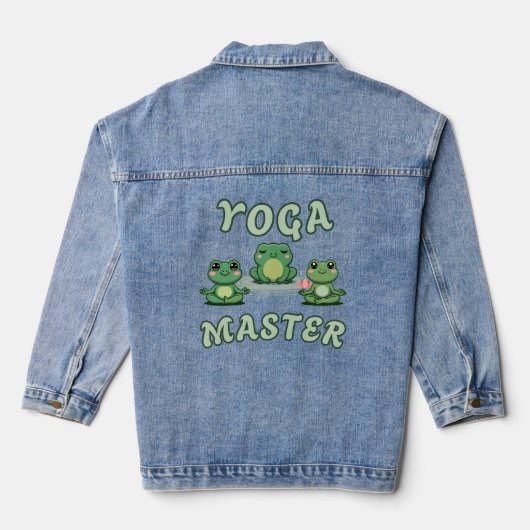 Yoga Frogs Yoga Master Jeansjacke (Rückseite)