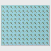 Yoga-Frosch Geschenkpapier (Flach)