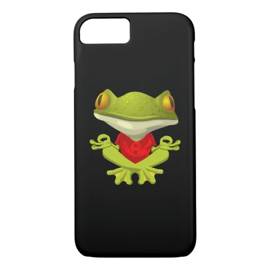 Yoga-Frosch iPhone 7 Fall Case-Mate iPhone Hülle (Rückseite)